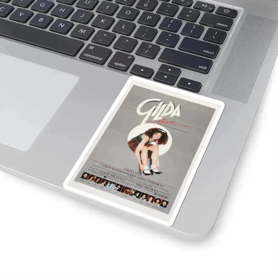 Gilda Live 1980 Movie Poster - STICKER Vinyl Kiss-Cut Decal - The Sticker Space