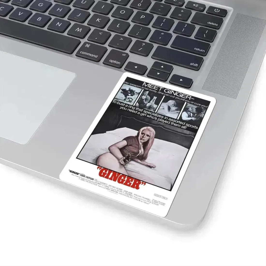 Ginger 1971 Movie Poster - STICKER Vinyl Kiss-Cut Decal - The Sticker Space