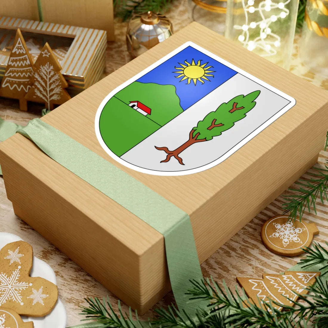 Giubiasco-coat of arms (Switzerland) (Coat of Arms) STICKER Vinyl Kiss-Cut Decal - The Sticker Space