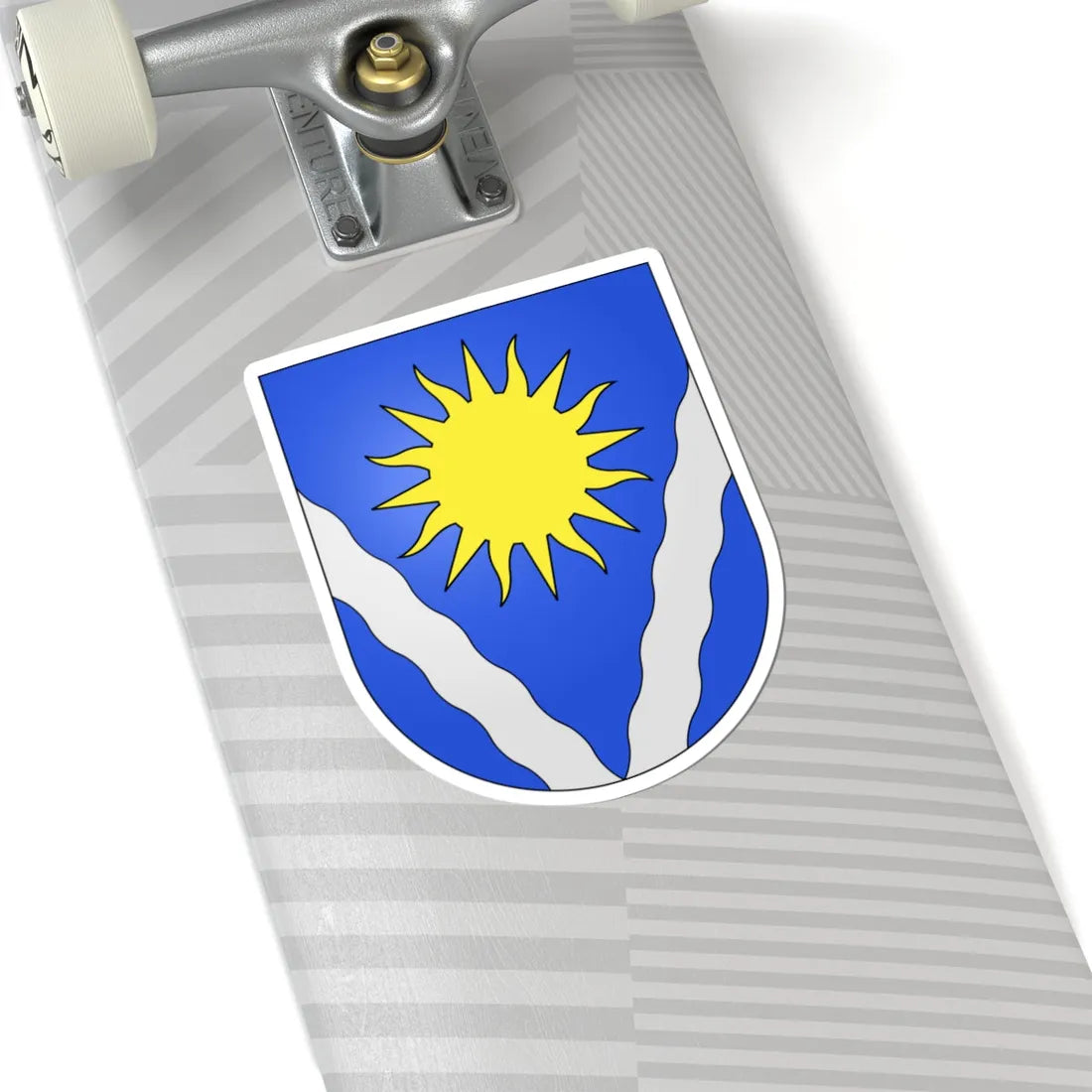 Glarus Sud-coat of arms (Switzerland) (Coat of Arms) STICKER Vinyl Kiss-Cut Decal - The Sticker Space