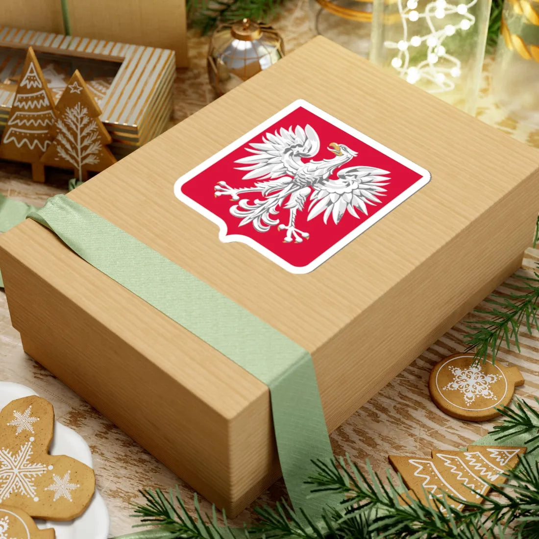 Godło PRL 1980 (Poland) (Coat of Arms) STICKER Vinyl Kiss-Cut Decal - The Sticker Space