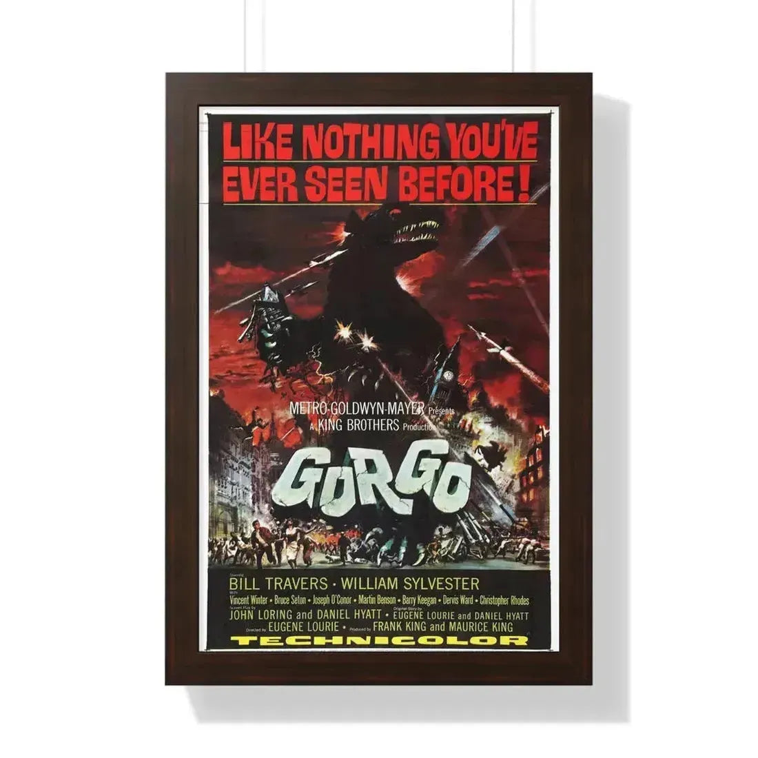 GORGO 1961 - Framed Movie Poster - The Sticker Space