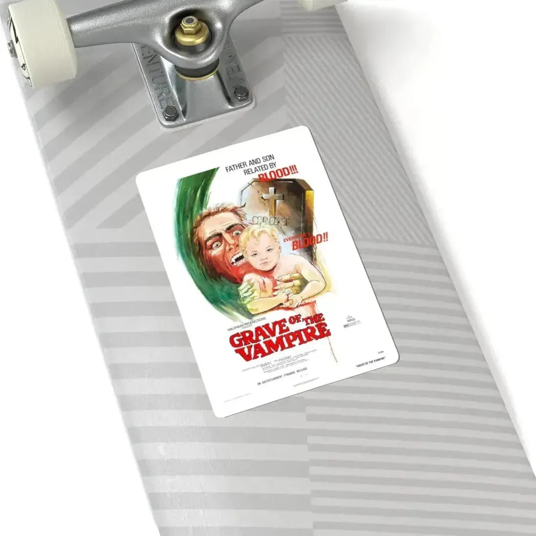 GRAVE OF THE VAMPIRE 1972 Movie Poster - STICKER Vinyl Kiss-Cut Decal - The Sticker Space