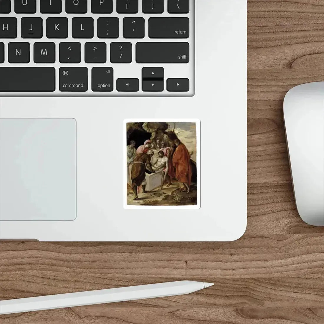 GRECO, El -1567Crete- The Entombment of Christ (Artwork) STICKER Vinyl Die-Cut Decal - The Sticker Space