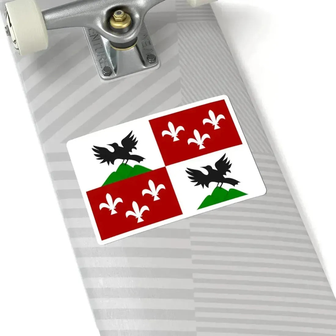 Grobbendonk vlag (Belgium) STICKER Vinyl Kiss-Cut Decal - The Sticker Space