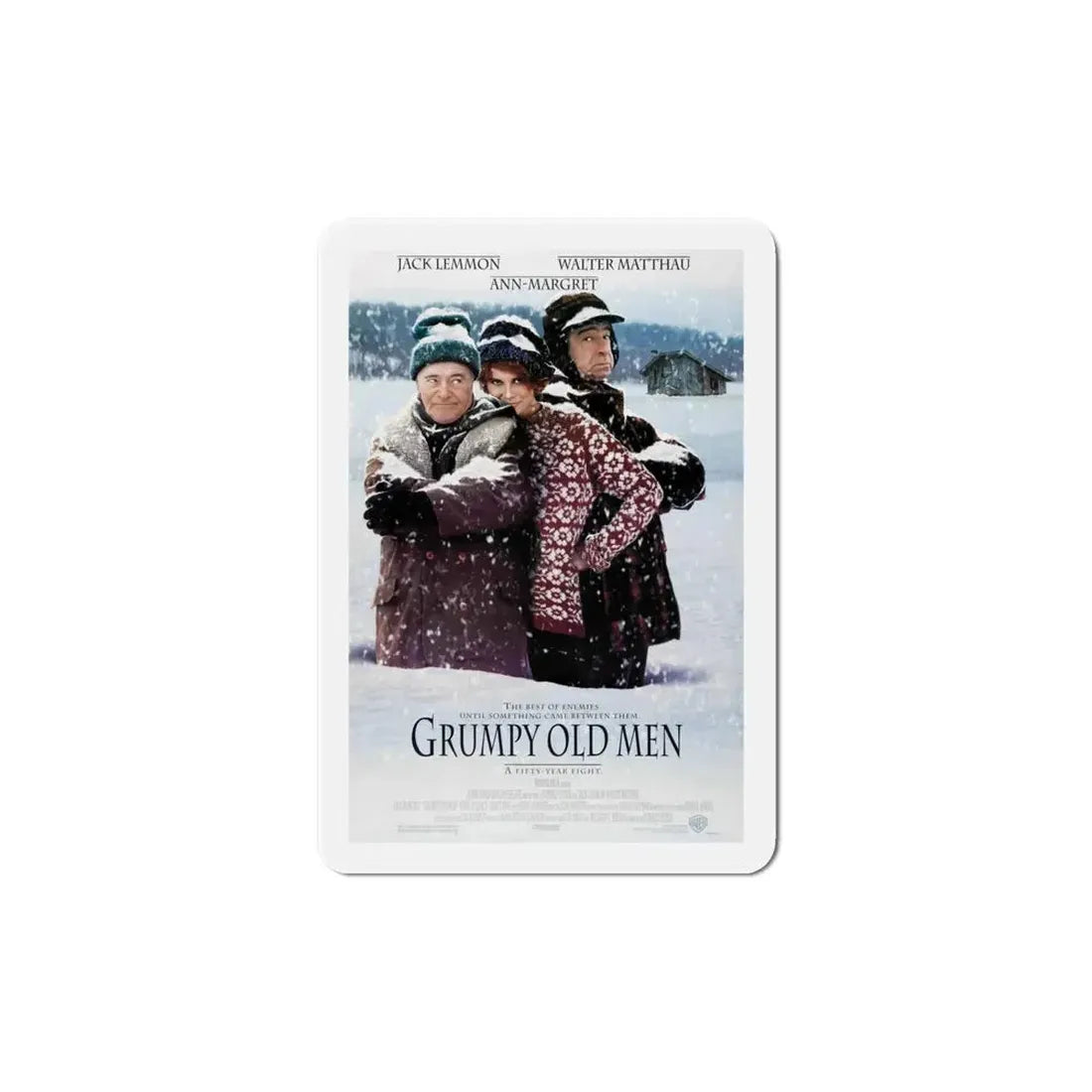 Grumpy Old Men 1993 Movie Poster Refrigerator Magnet - The Sticker Space