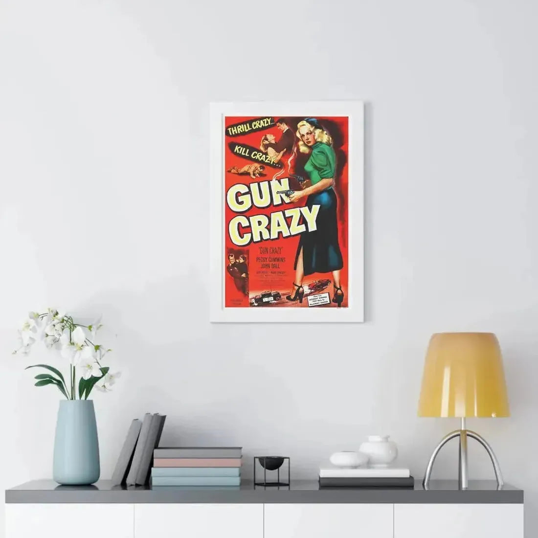 GUN CRAZY (DEADLY IS THE FEMALE) 1950 - Framed Movie Poster - The Sticker Space