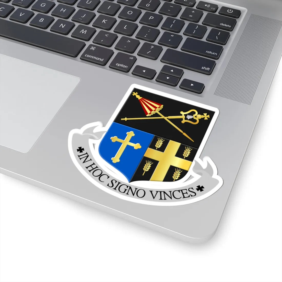 H. Kruisverheffing Raalte wapen (Netherlands) (Coat of Arms) STICKER Vinyl Kiss-Cut Decal - The Sticker Space