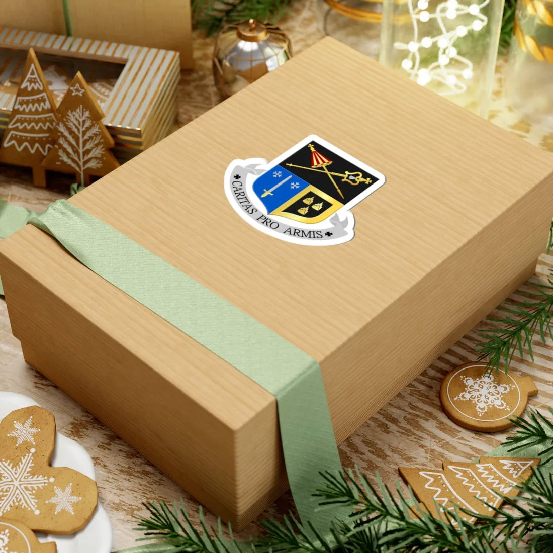 H. Pancratius Tubbergen wapen (Netherlands) (Coat of Arms) STICKER Vinyl Kiss-Cut Decal - The Sticker Space