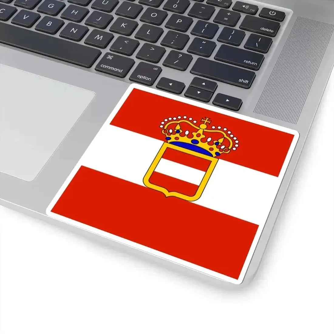 Habsburg Admirals Flag 1828 (Austria) STICKER Vinyl Kiss-Cut Decal - The Sticker Space