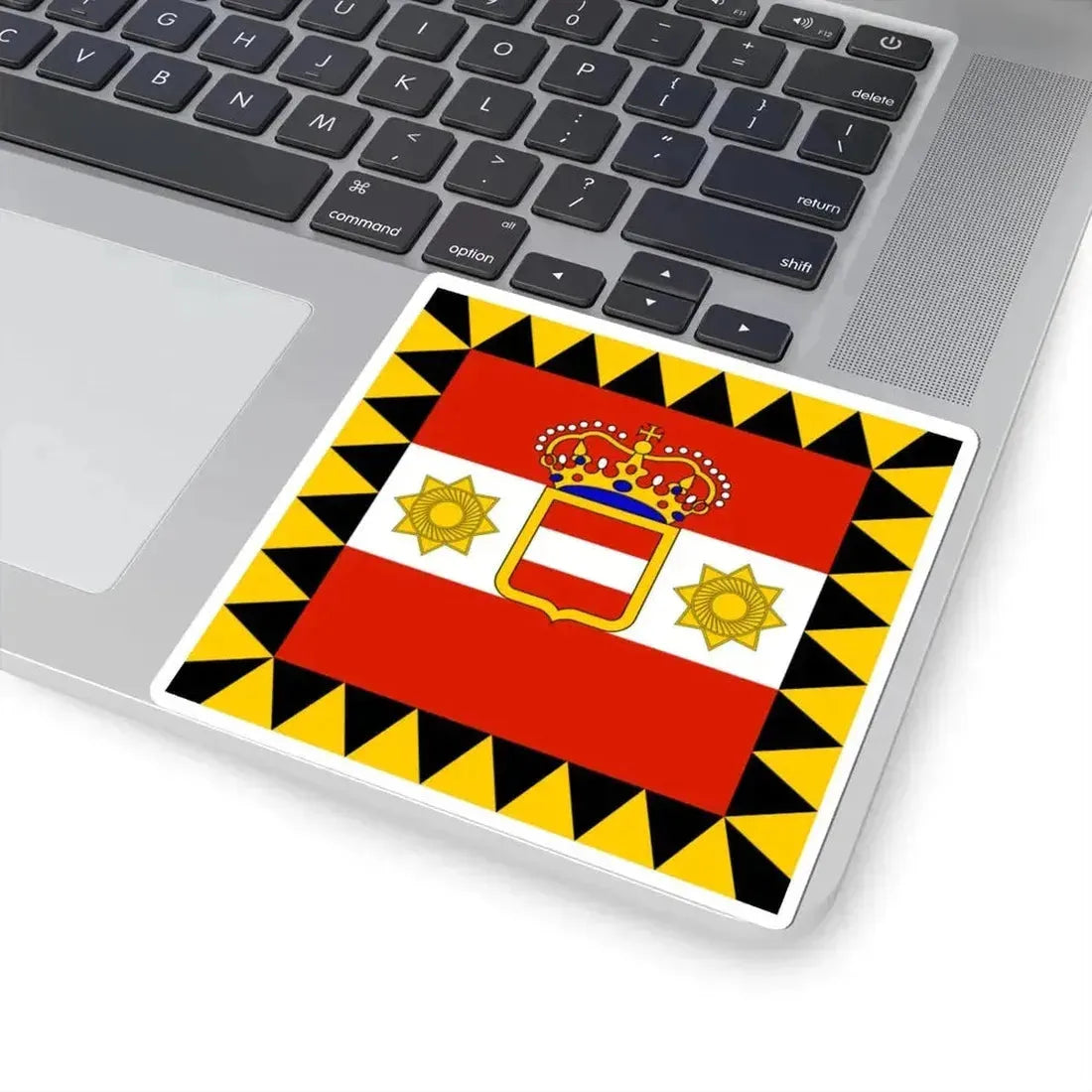 Habsburg Vice Admirals Flag (Austria) STICKER Vinyl Kiss-Cut Decal - The Sticker Space