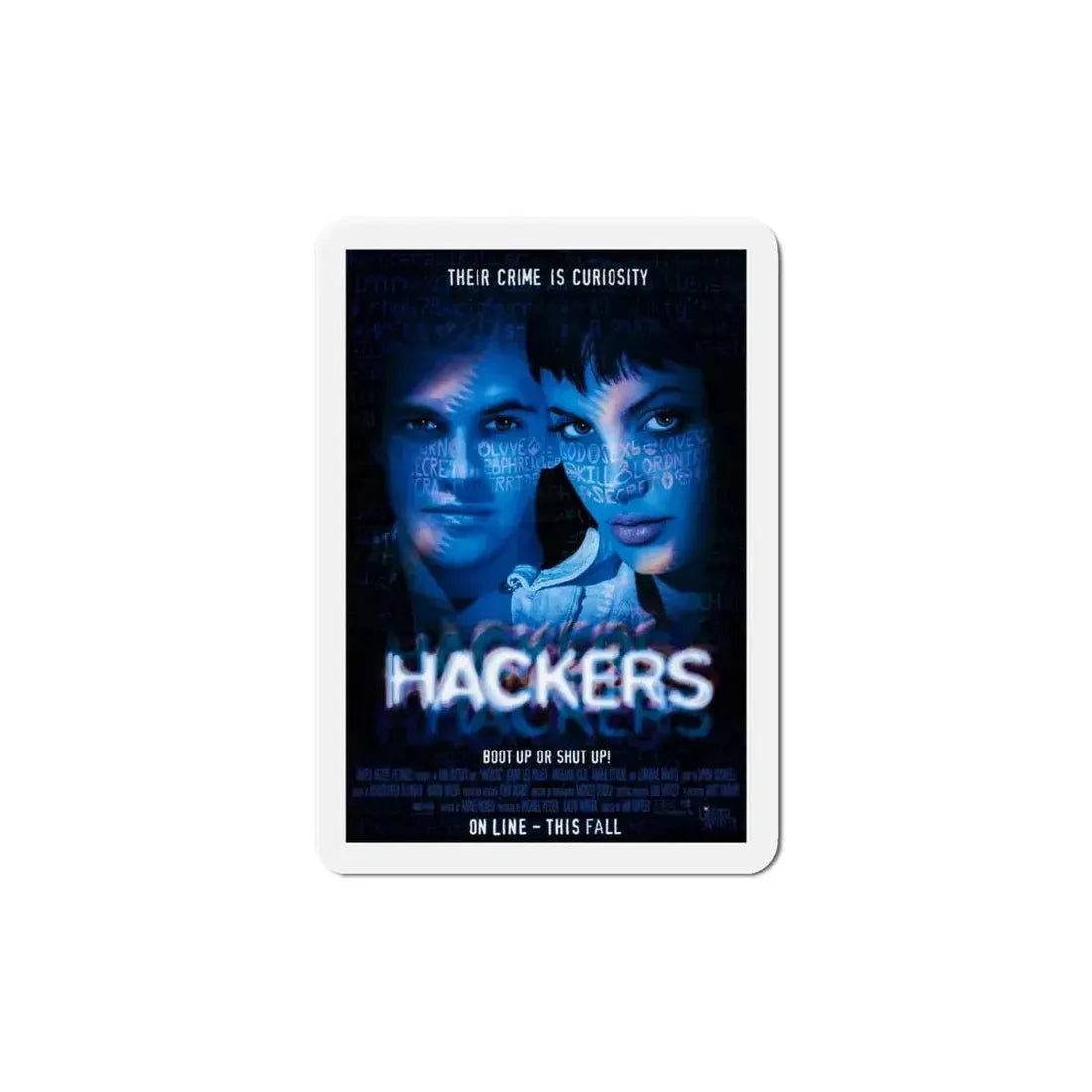 Hackers 1995 Movie Poster Refrigerator Magnet - The Sticker Space