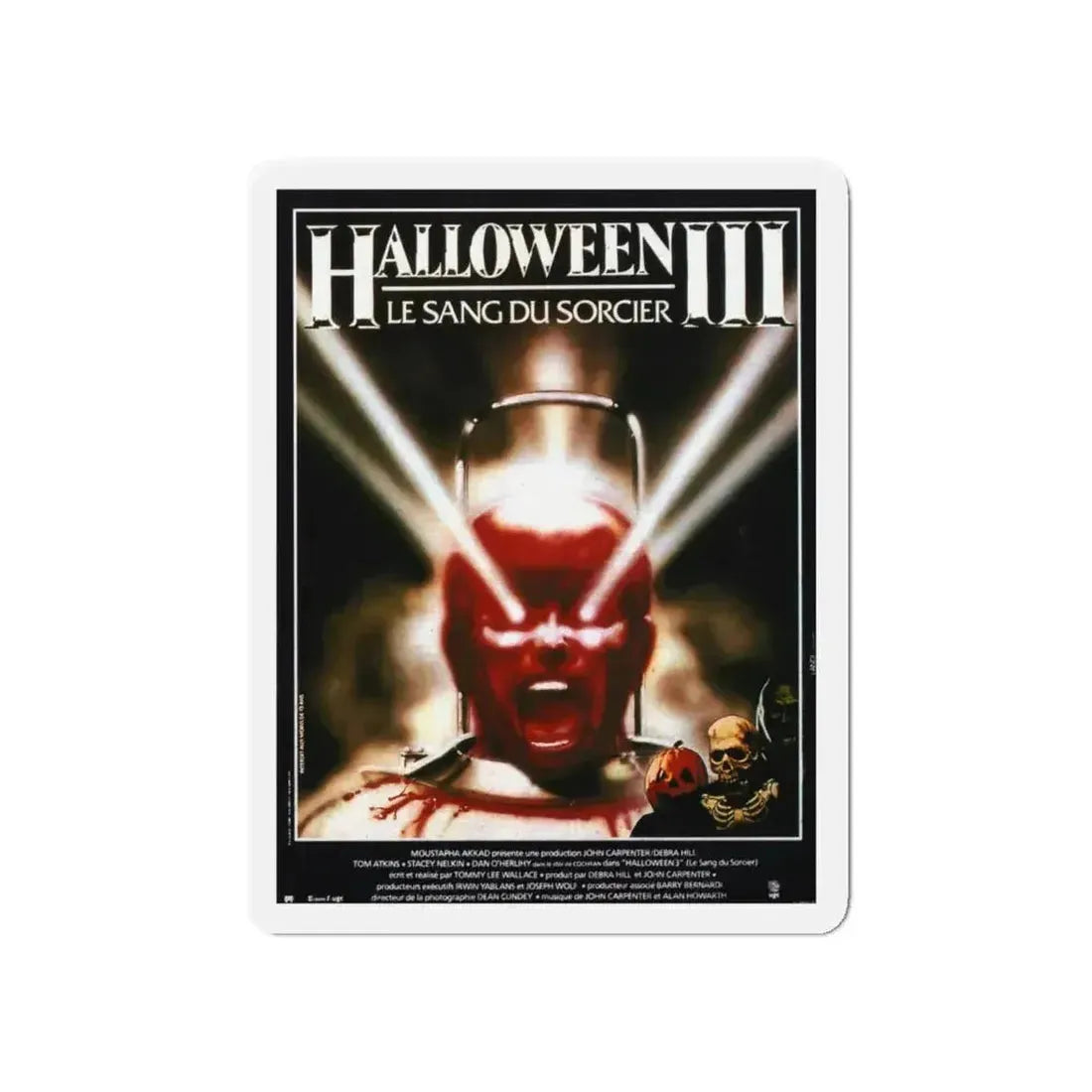 HALLOWEEN III (FRENCH) 1982 Movie Poster - Refrigerator Magnet - The Sticker Space