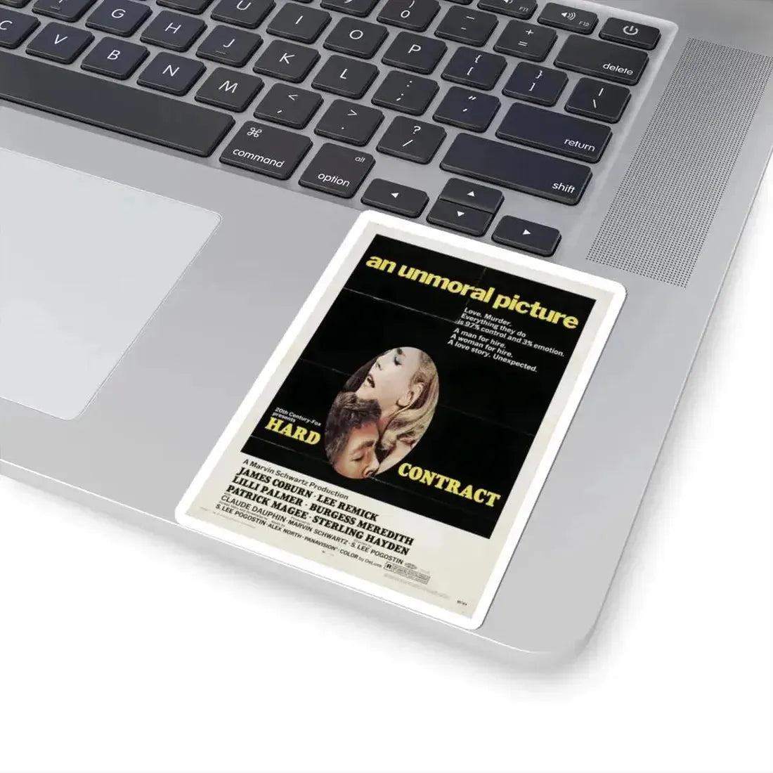 Hard Contract 1969 Movie Poster - STICKER Vinyl Kiss-Cut Decal - The Sticker Space