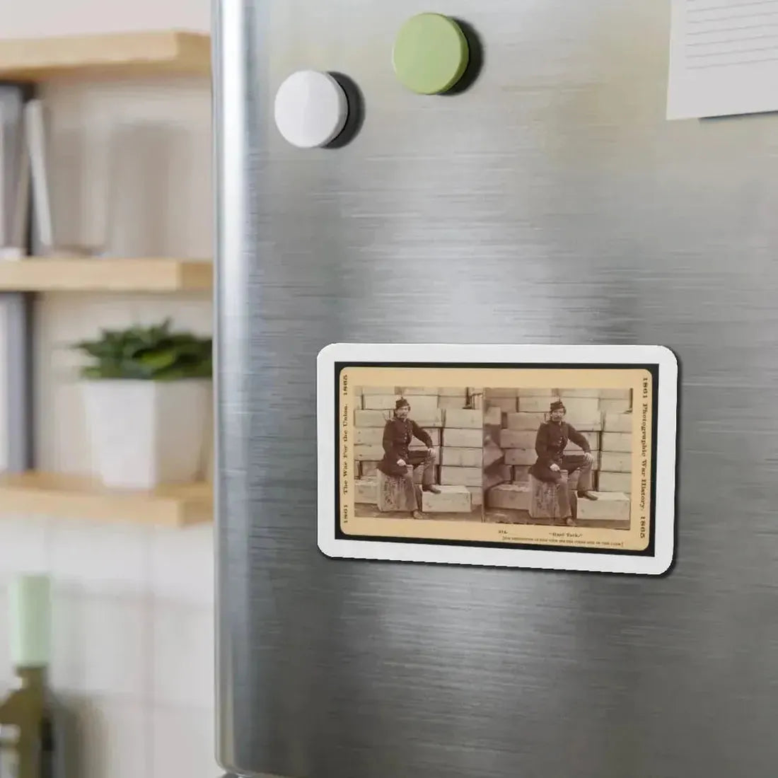 Hard Tack (U.S. Civil War) Refrigerator Magnet - The Sticker Space