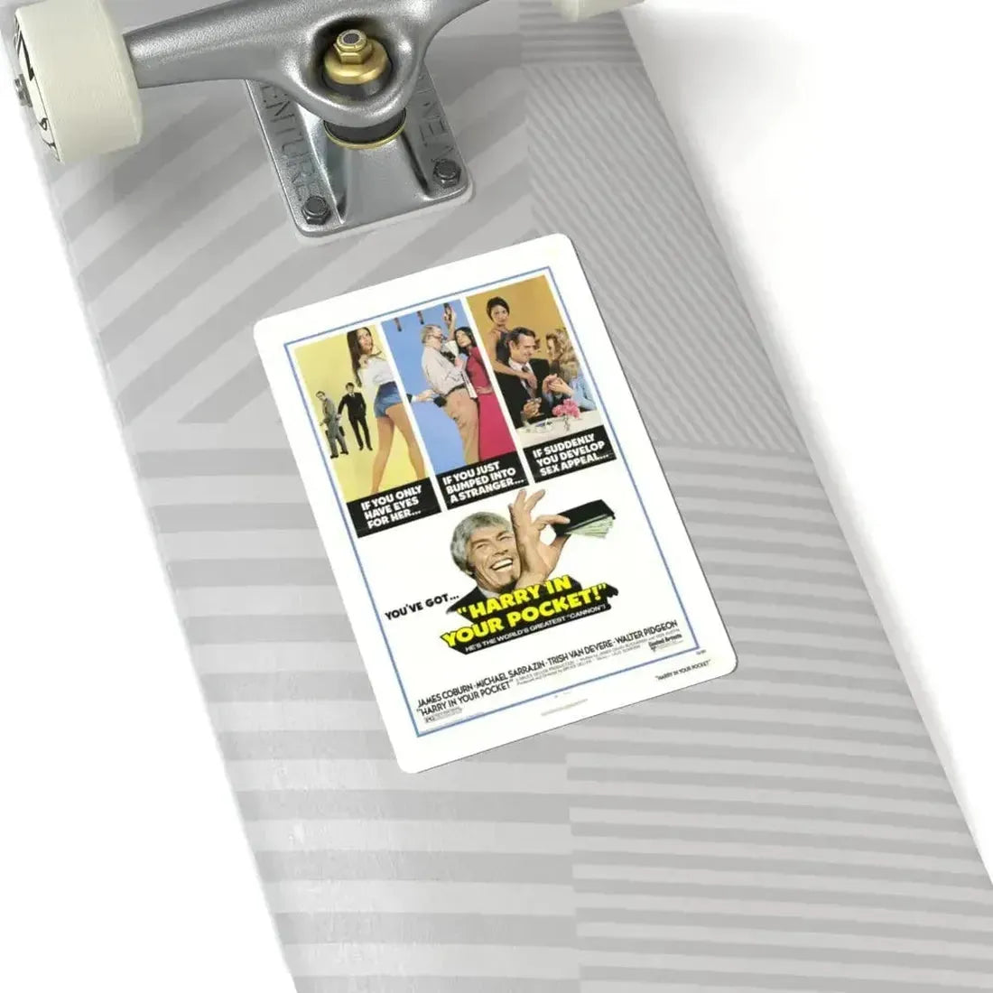 Harry in Your Pocket 1973 Movie Poster - STICKER Vinyl Kiss-Cut Decal - The Sticker Space