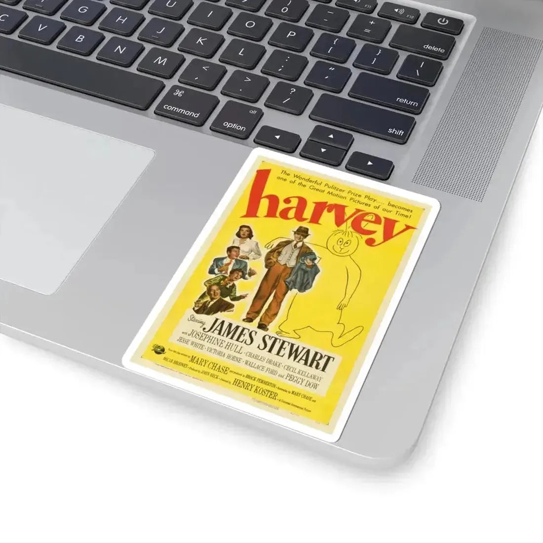 Harvey 1950 Movie Poster - STICKER Vinyl Kiss-Cut Decal - The Sticker Space