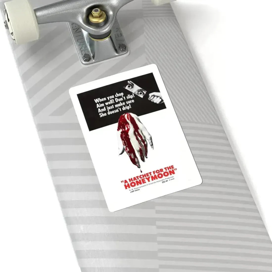 HATCHET FOR THE HONEYMOON 1970 Movie Poster - STICKER Vinyl Kiss-Cut Decal - The Sticker Space