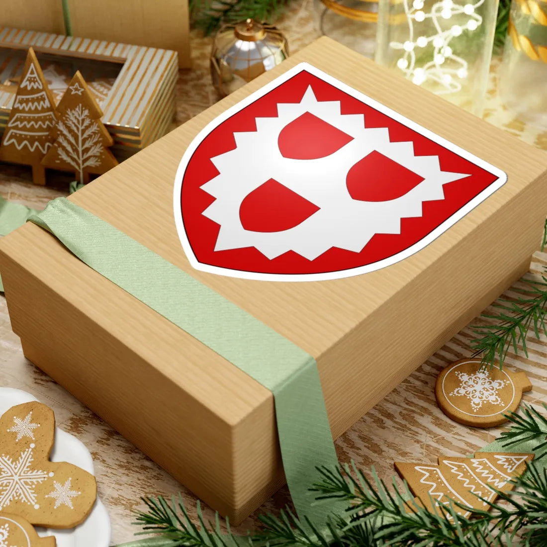 Hay of Naughton arms (Scotland) (Coat of Arms) STICKER Vinyl Kiss-Cut Decal - The Sticker Space