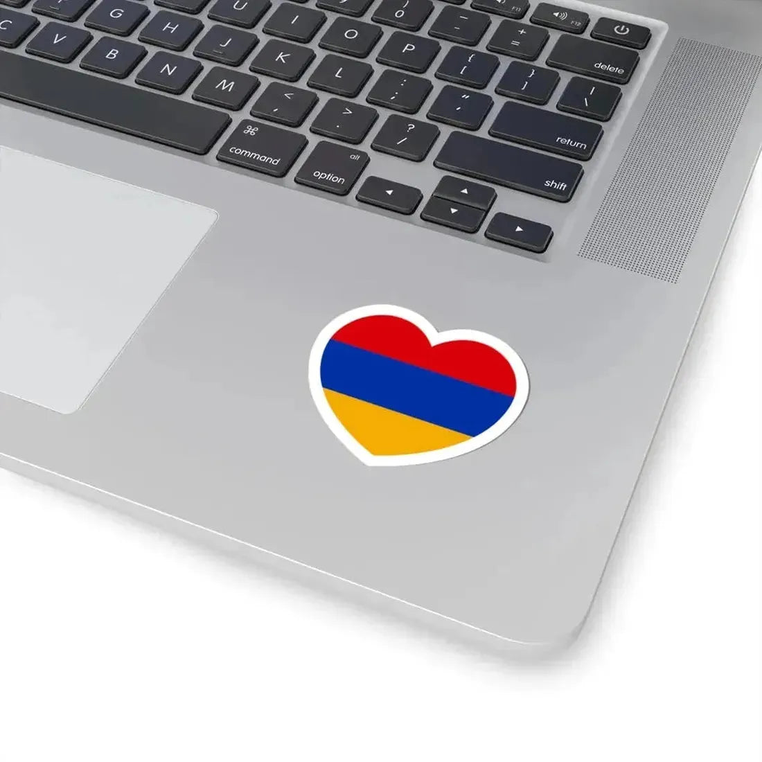 Heart Flag of Armenia - STICKER Vinyl Kiss-Cut Decal - The Sticker Space