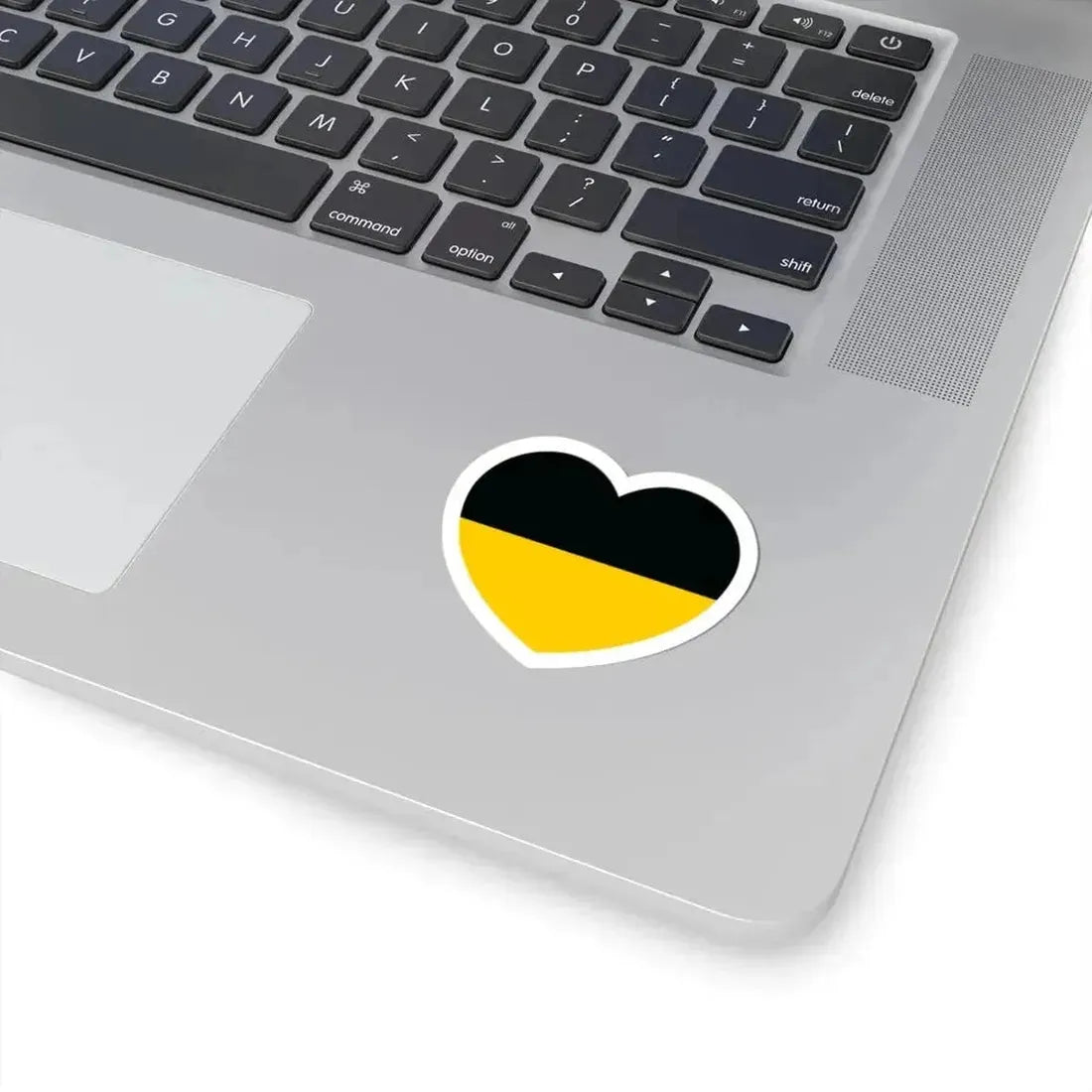 Heart Flag of Austrian Empire - STICKER Vinyl Kiss-Cut Decal - The Sticker Space