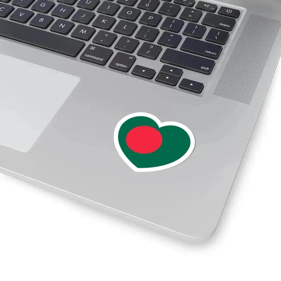 Heart Flag of Bangladesh - STICKER Vinyl Kiss-Cut Decal - The Sticker Space