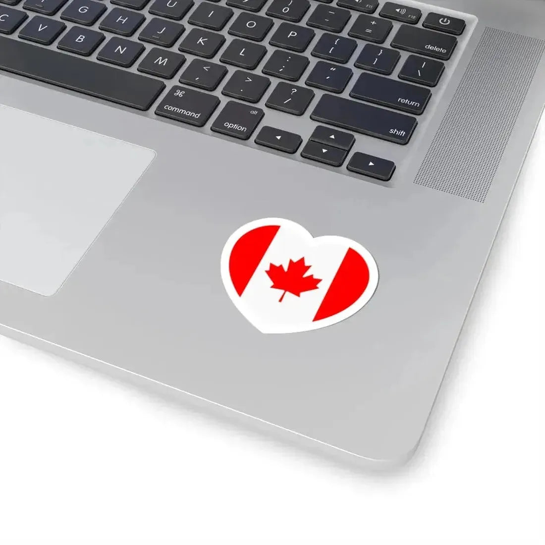 Heart Flag of Canada - STICKER Vinyl Kiss-Cut Decal - The Sticker Space