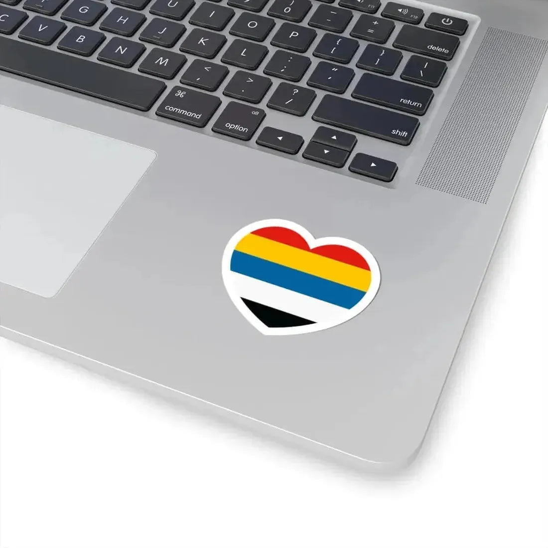 Heart Flag of China 1912-1928 - STICKER Vinyl Kiss-Cut Decal - The Sticker Space