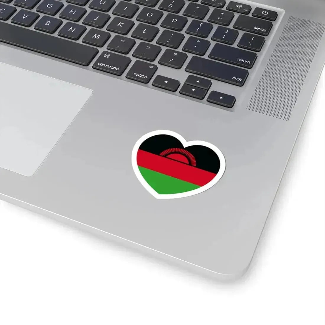 Heart Flag of Malawi - STICKER Vinyl Kiss-Cut Decal - The Sticker Space