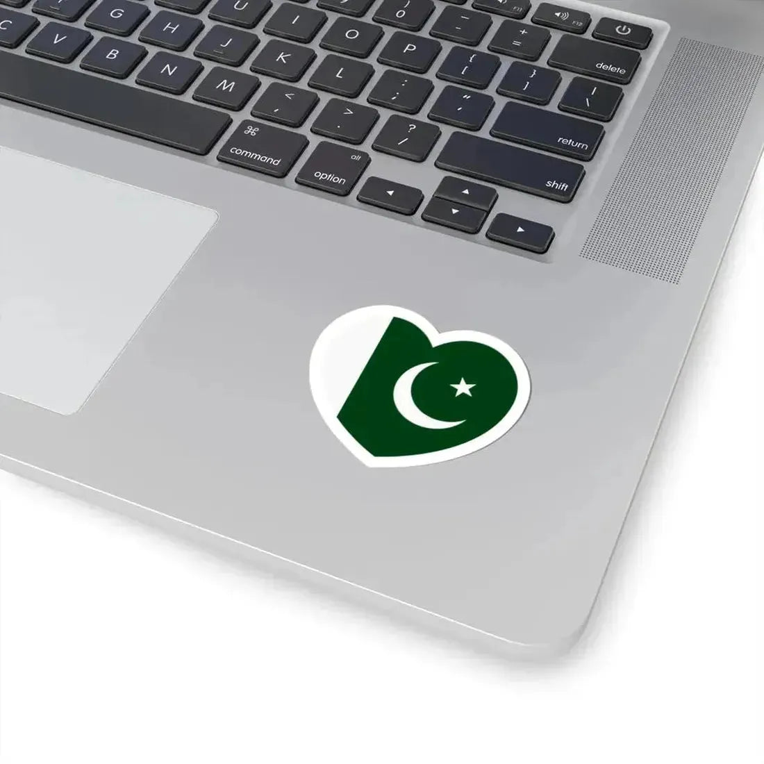 Heart Flag of Pakistan - STICKER Vinyl Kiss-Cut Decal - The Sticker Space