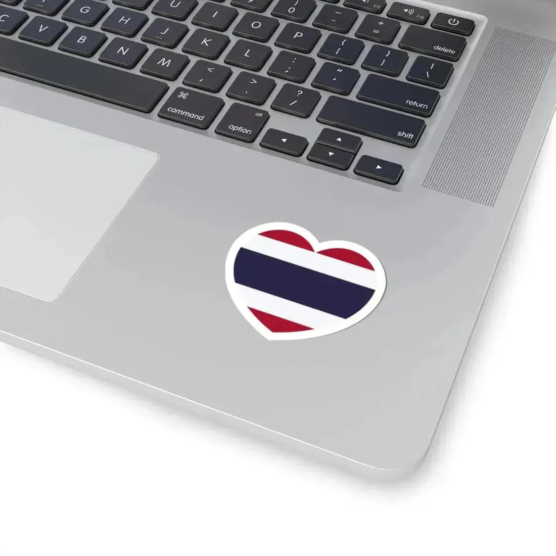 Heart Flag of Thailand - STICKER Vinyl Kiss-Cut Decal - The Sticker Space