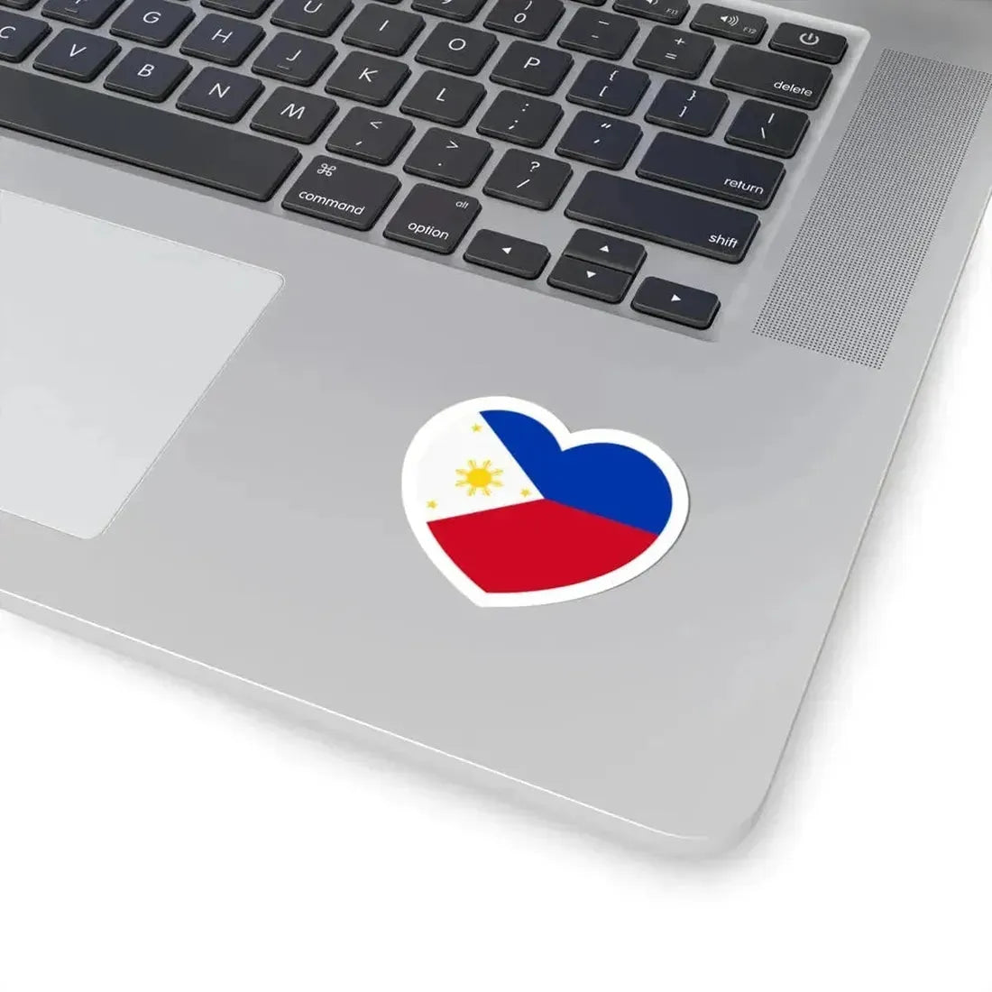 Heart Flag of the Philippines - STICKER Vinyl Kiss-Cut Decal - The Sticker Space