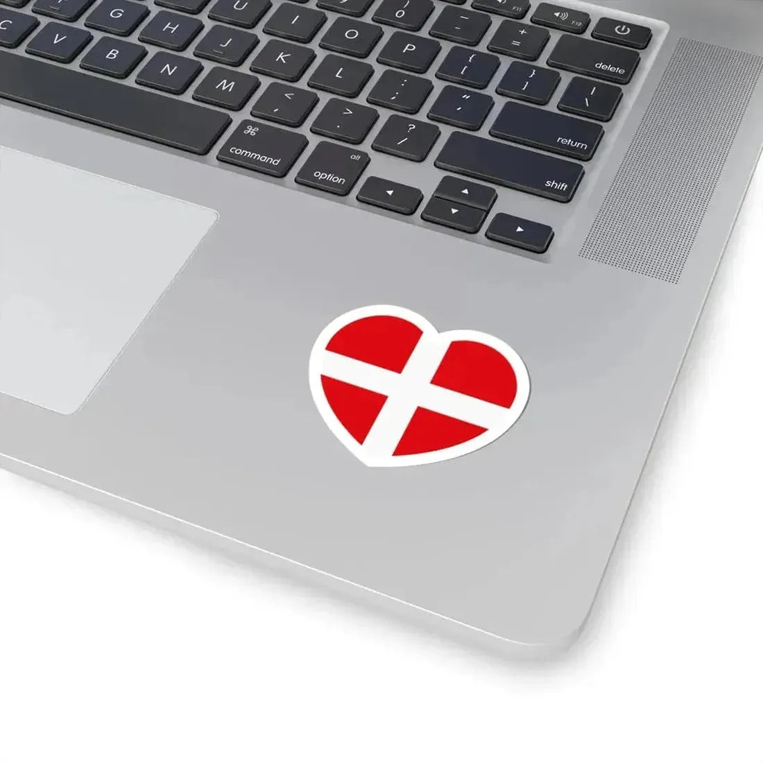 Heart Flag of the Sovereign Military Order of Malta - STICKER Vinyl Kiss-Cut Decal - The Sticker Space