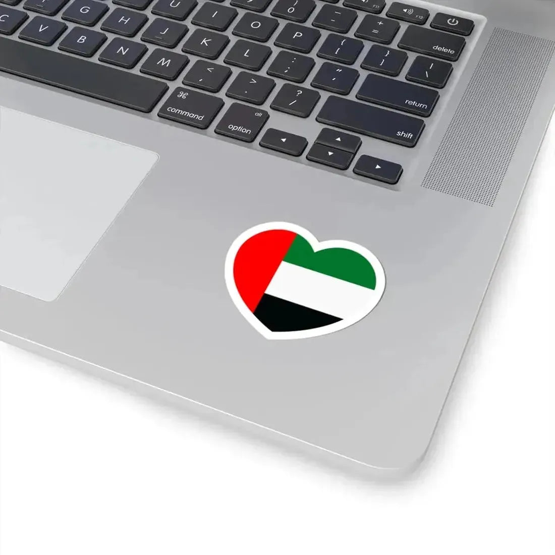Heart Flag of the United Arab Emirates - STICKER Vinyl Kiss-Cut Decal - The Sticker Space