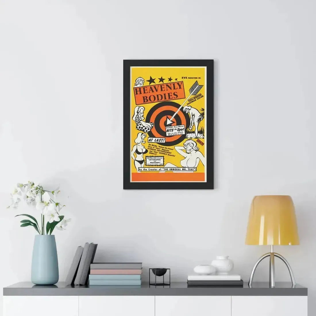 HEAVENLY BODIES 1984 - Framed Movie Poster - The Sticker Space