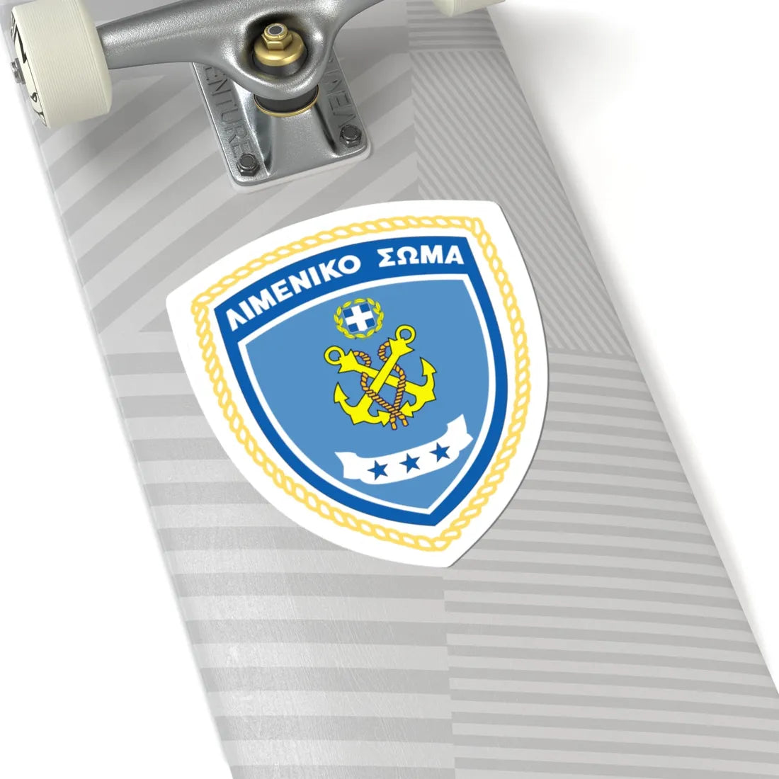Hellenic Coast Guard Logo (Greece) (Coat of Arms) STICKER Vinyl Kiss-Cut Decal - The Sticker Space