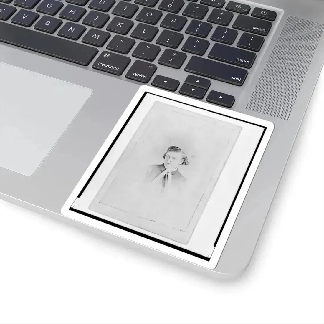 Henry Stein, Head-and-Shoulders Portrait, Facing Front (U.S. Civil War) STICKER Vinyl Kiss-Cut Decal - The Sticker Space