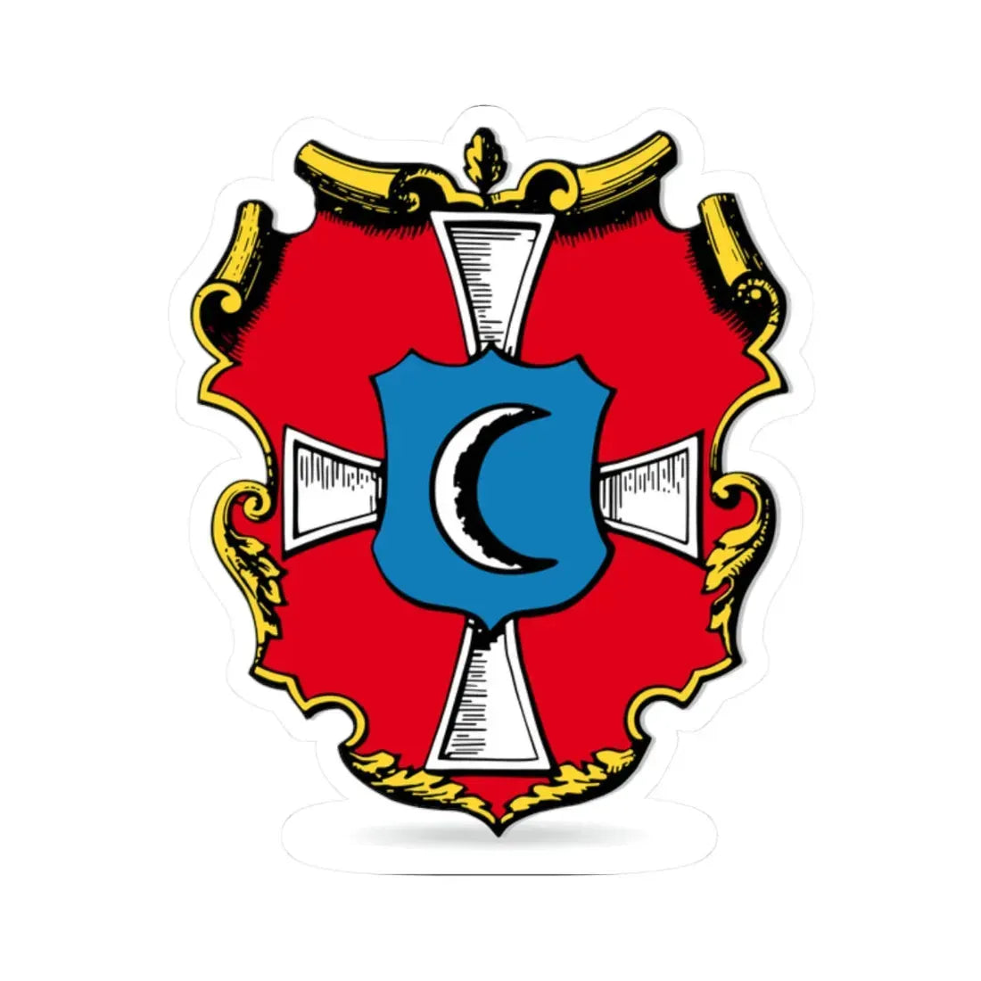 Herbarz Kaspra Niesieckiego Брацлавское (Lithuania) (Coat of Arms) STICKER Vinyl Kiss-Cut Decal - The Sticker Space