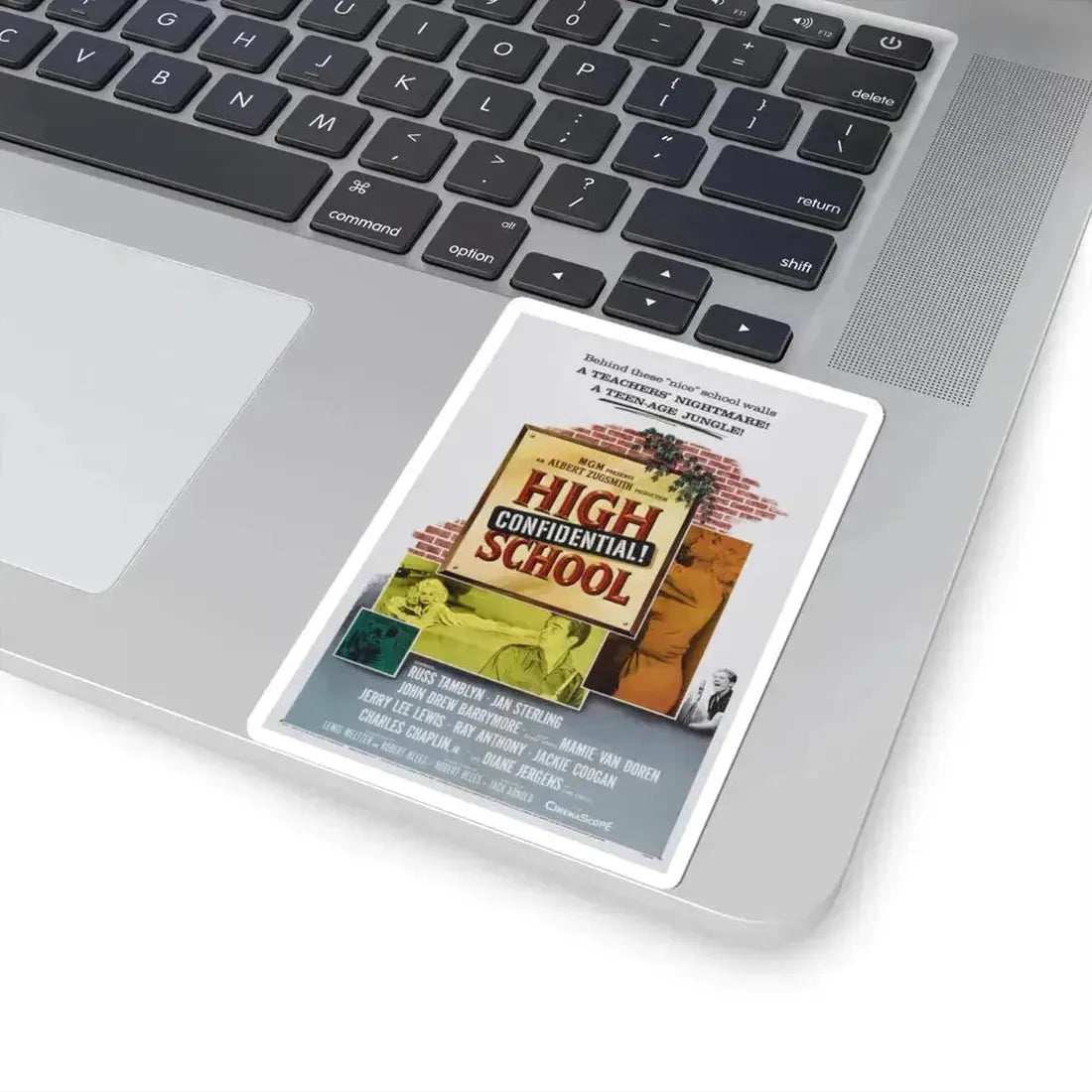 HIGH SCHOOL CONFIDENTIAL 1958 Movie Poster - STICKER Vinyl Kiss-Cut Decal - The Sticker Space