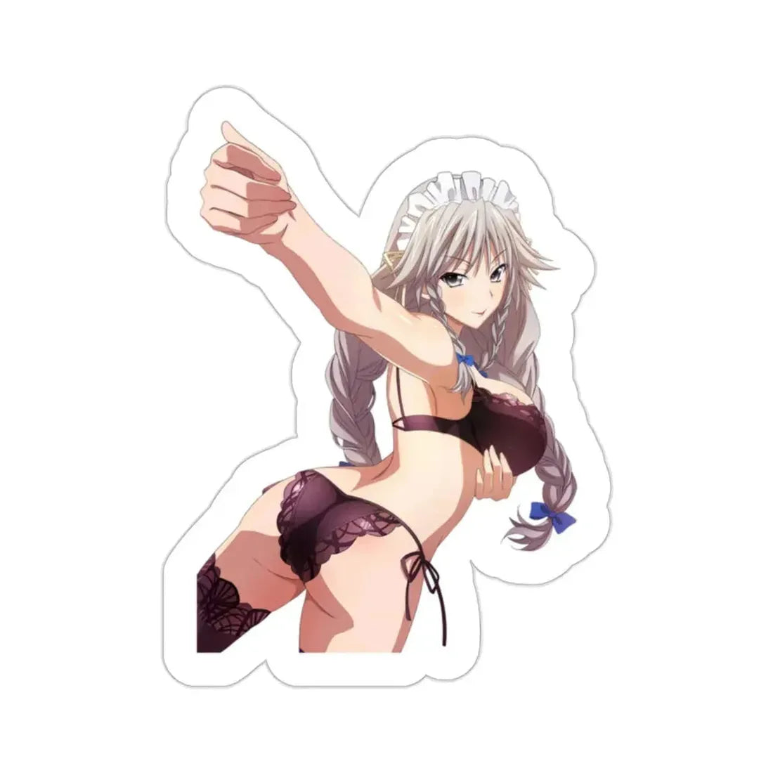 High School DxD - Grayfia Lucifuge v3 (Anime/Ecchi/Waifu) STICKER Vinyl Die-Cut Decal - The Sticker Space