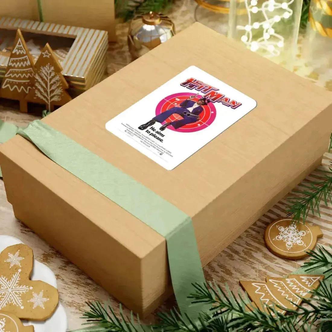 HIT MAN 1972 Movie Poster - STICKER Vinyl Kiss-Cut Decal - The Sticker Space