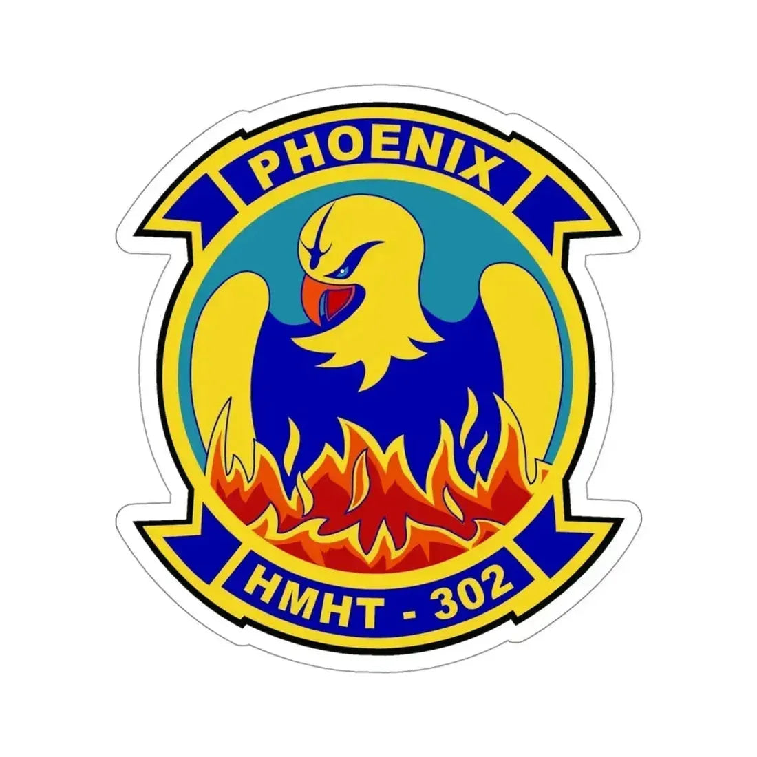 HMHT 302 (USMC) STICKER Vinyl Die-Cut Decal - The Sticker Space