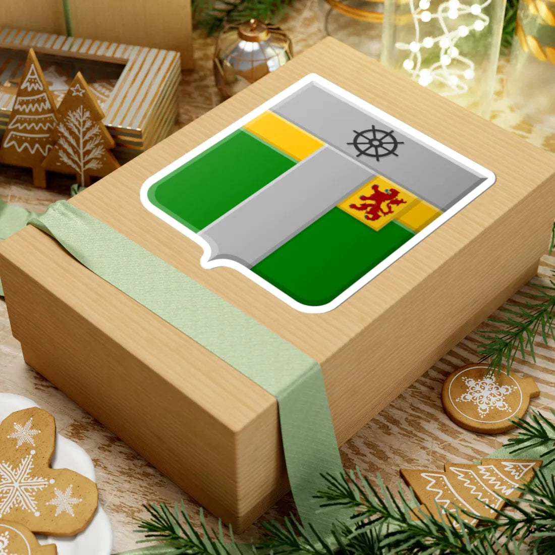 Hoek van Holland wapen (Netherlands) (Coat of Arms) STICKER Vinyl Kiss-Cut Decal - The Sticker Space