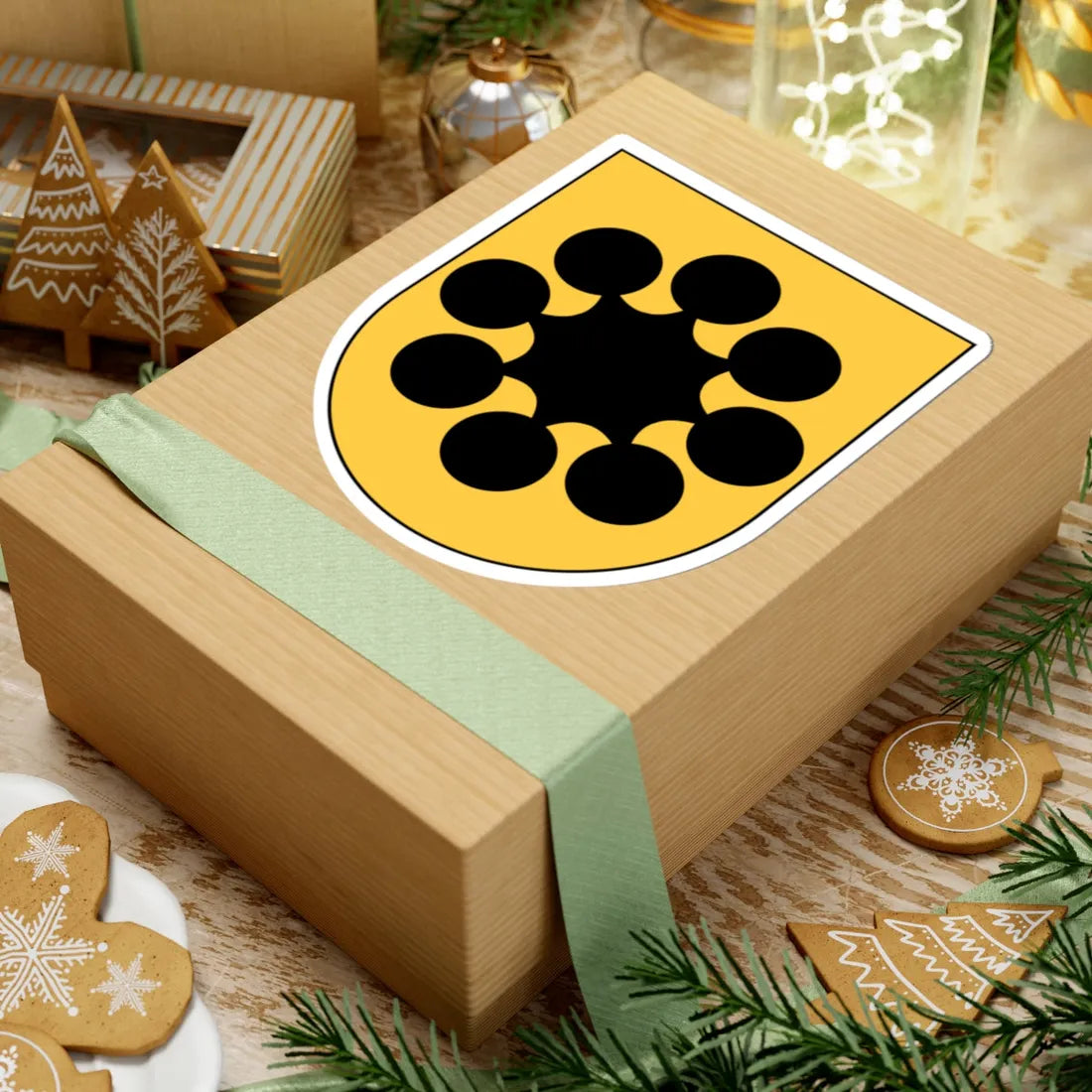 Hofors vapen (Sweden) (Coat of Arms) STICKER Vinyl Kiss-Cut Decal - The Sticker Space