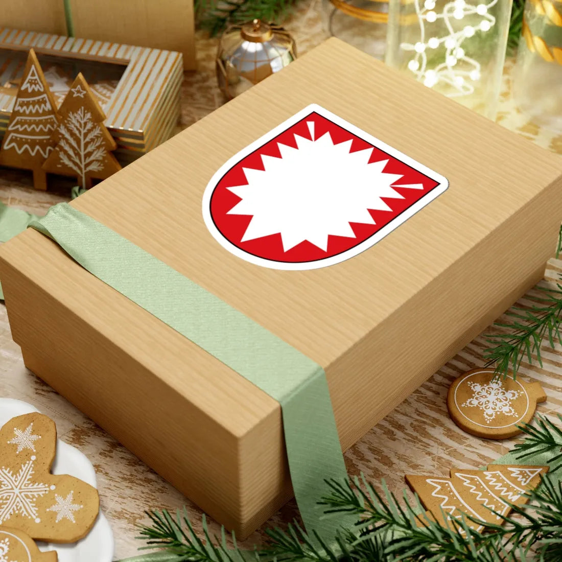 Holstein Arms (Denmark) (Coat of Arms) STICKER Vinyl Kiss-Cut Decal - The Sticker Space