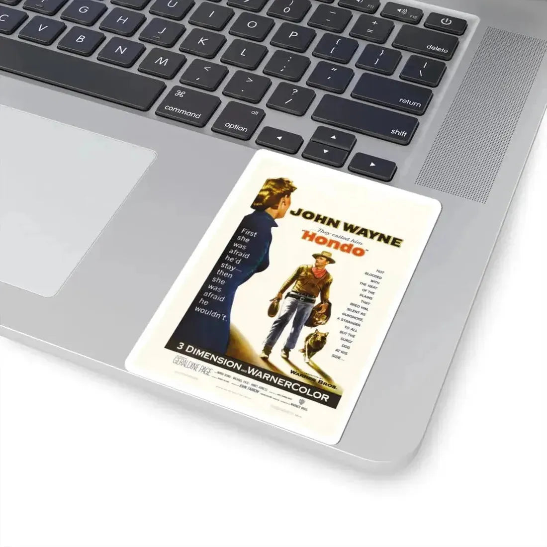 Hondo 1953 Movie Poster - STICKER Vinyl Kiss-Cut Decal - The Sticker Space