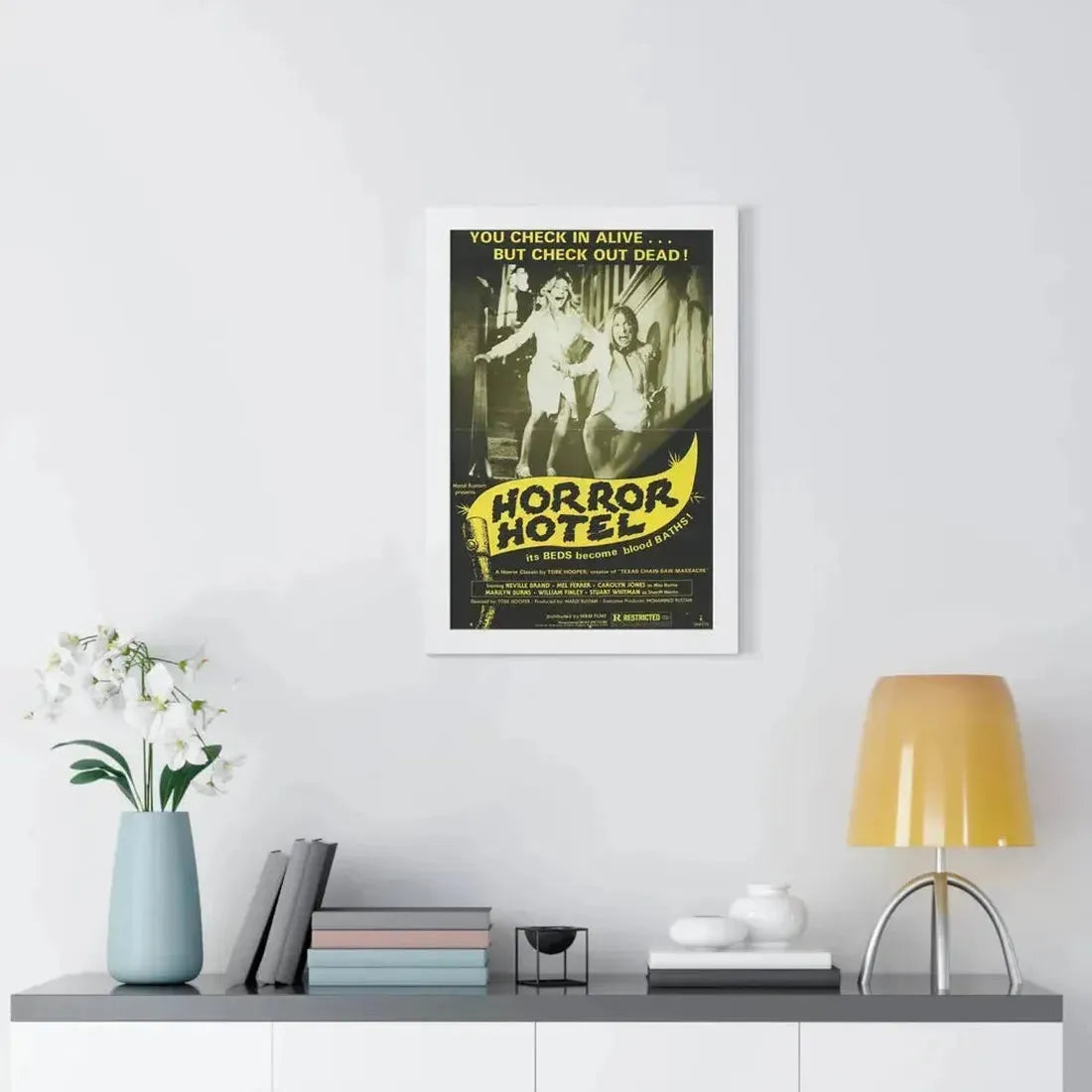 HORROR HOTEL (EATEN ALIVE) 1960 - Framed Movie Poster - The Sticker Space
