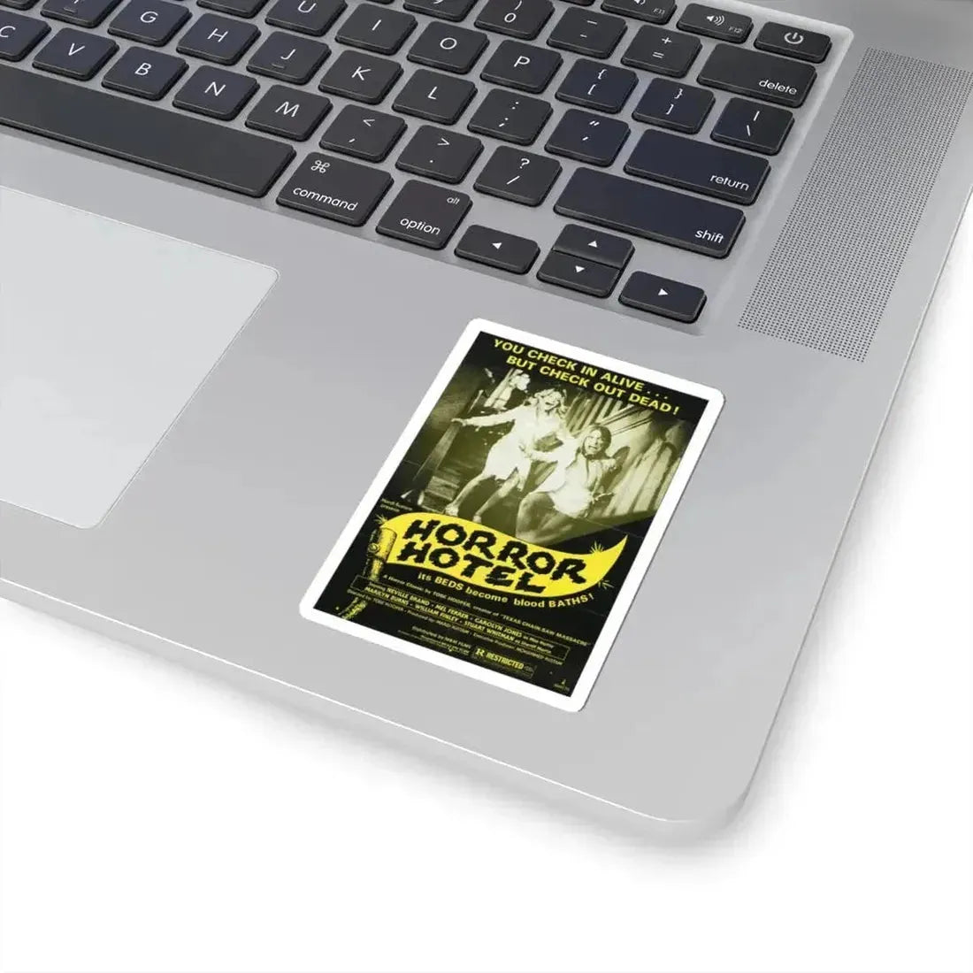HORROR HOTEL (EATEN ALIVE) 1960 Movie Poster - STICKER Vinyl Kiss-Cut Decal - The Sticker Space