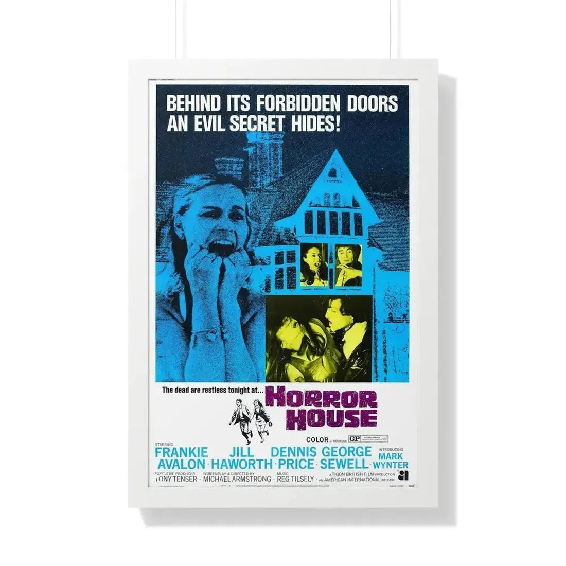 HORROR HOUSE 1969 - Framed Movie Poster - The Sticker Space