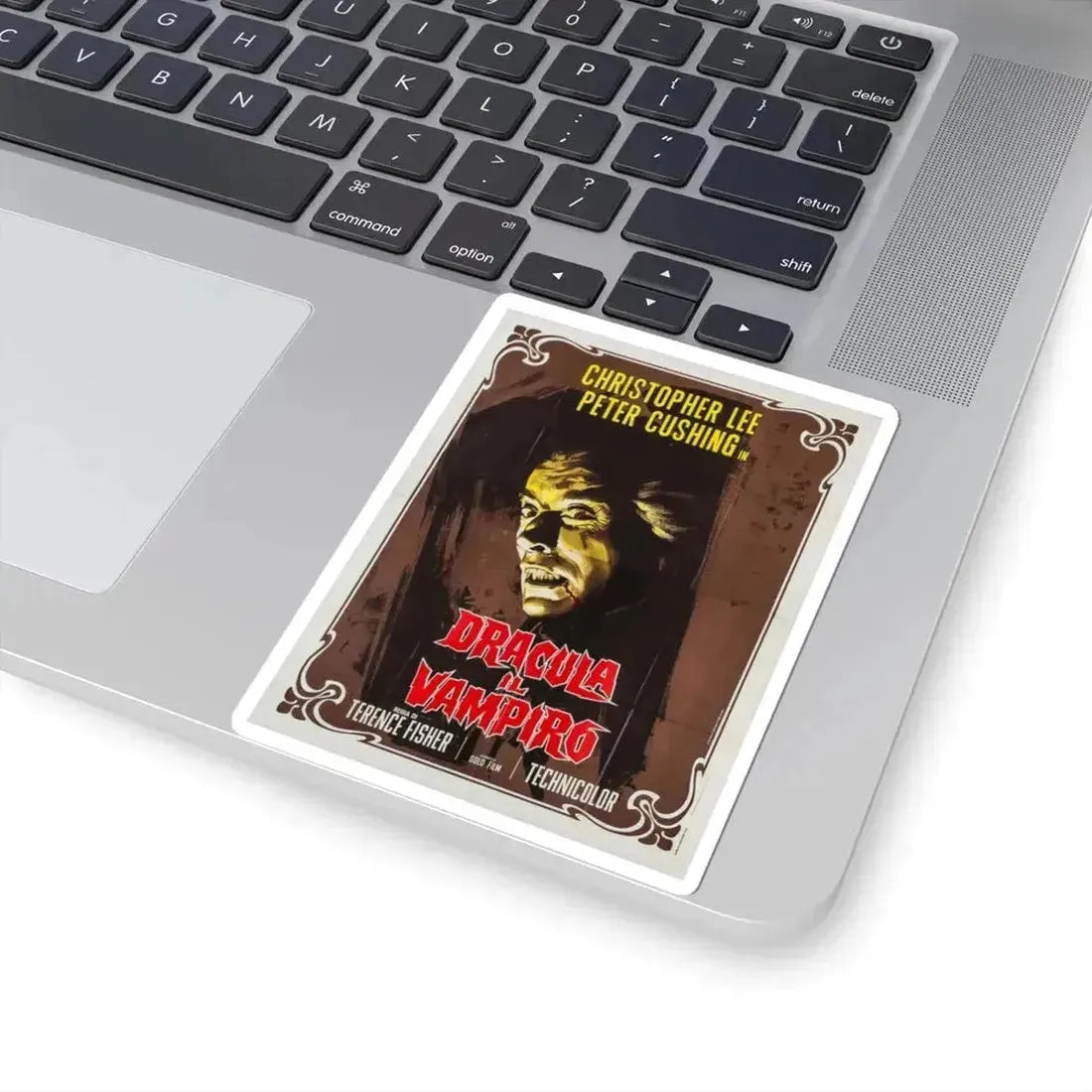 HORROR OF DRACULA (ITALIAN) 2 1958 Movie Poster - STICKER Vinyl Kiss-Cut Decal - The Sticker Space